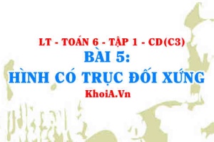 Hình có trục đối xứng là gì, trục đối xứng của một số hình? Toán 6 bài 5 c3cd1